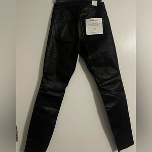 Good American Black Straight Leg Jean Size 6/28